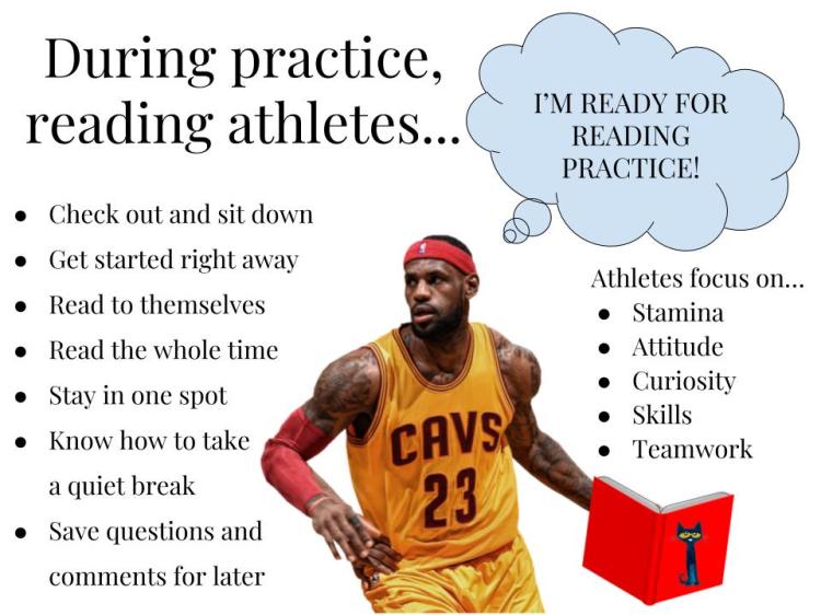 Reading Practice Anchor Chart (Basketball)